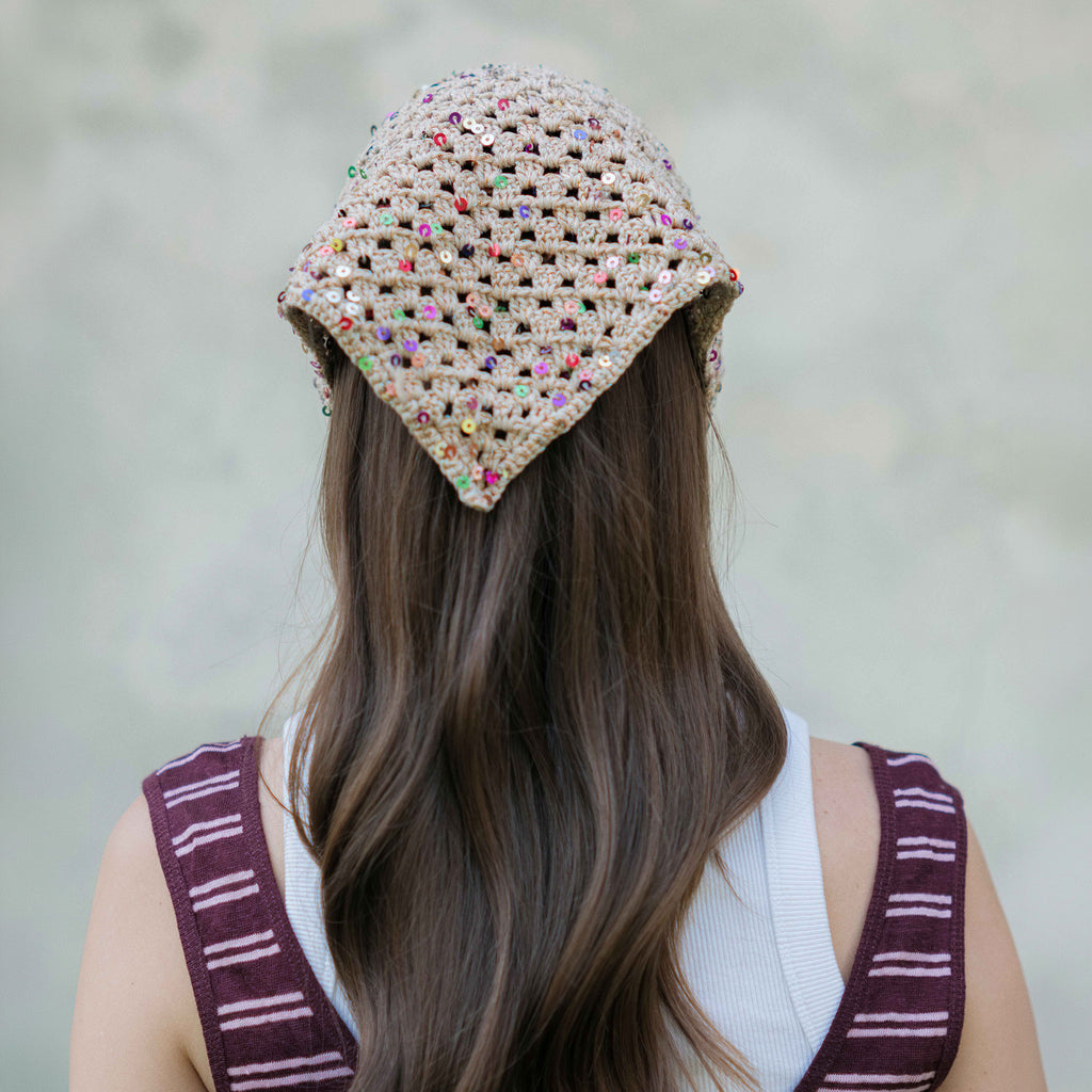Katie Bandana Beige-Gold