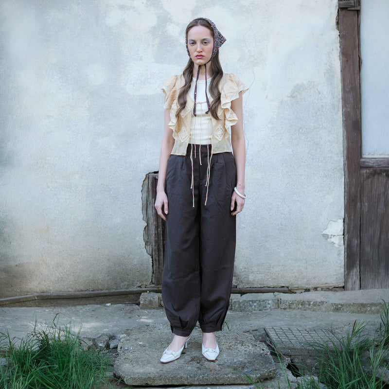 Katie Bandana Brown-Beige